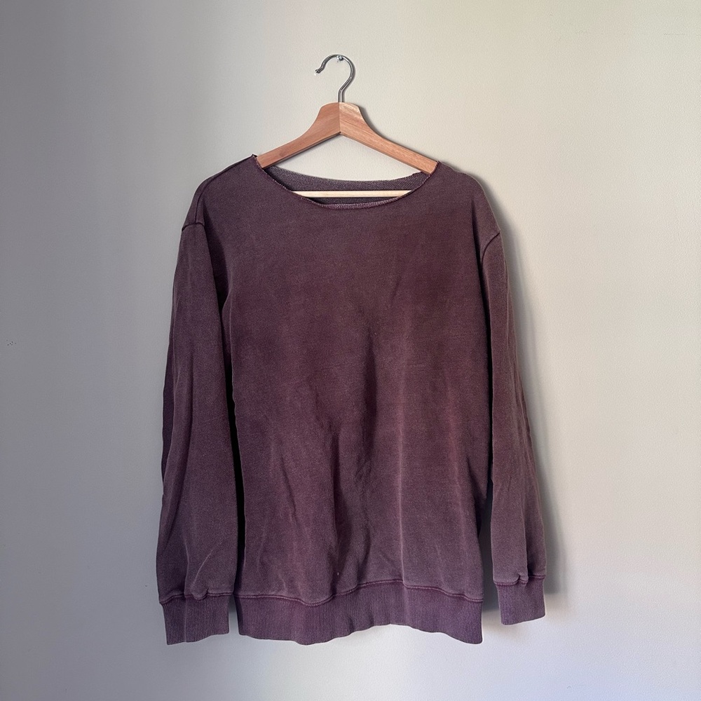 Distressed Free People Crewneck
